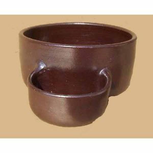 Moulière en grès fabriqué par la poterie Turgis à Noron la poterie