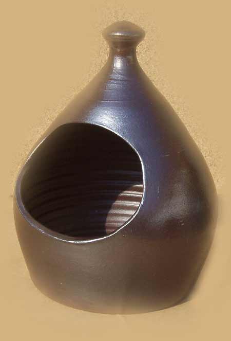 Pot pour la leur de sel en grès fabriqué dans notre atelier poterie Turgis à Noron la poterie